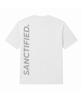 CloudCore™ Tee — Sanctified back view with SANCTIFIED. graphic