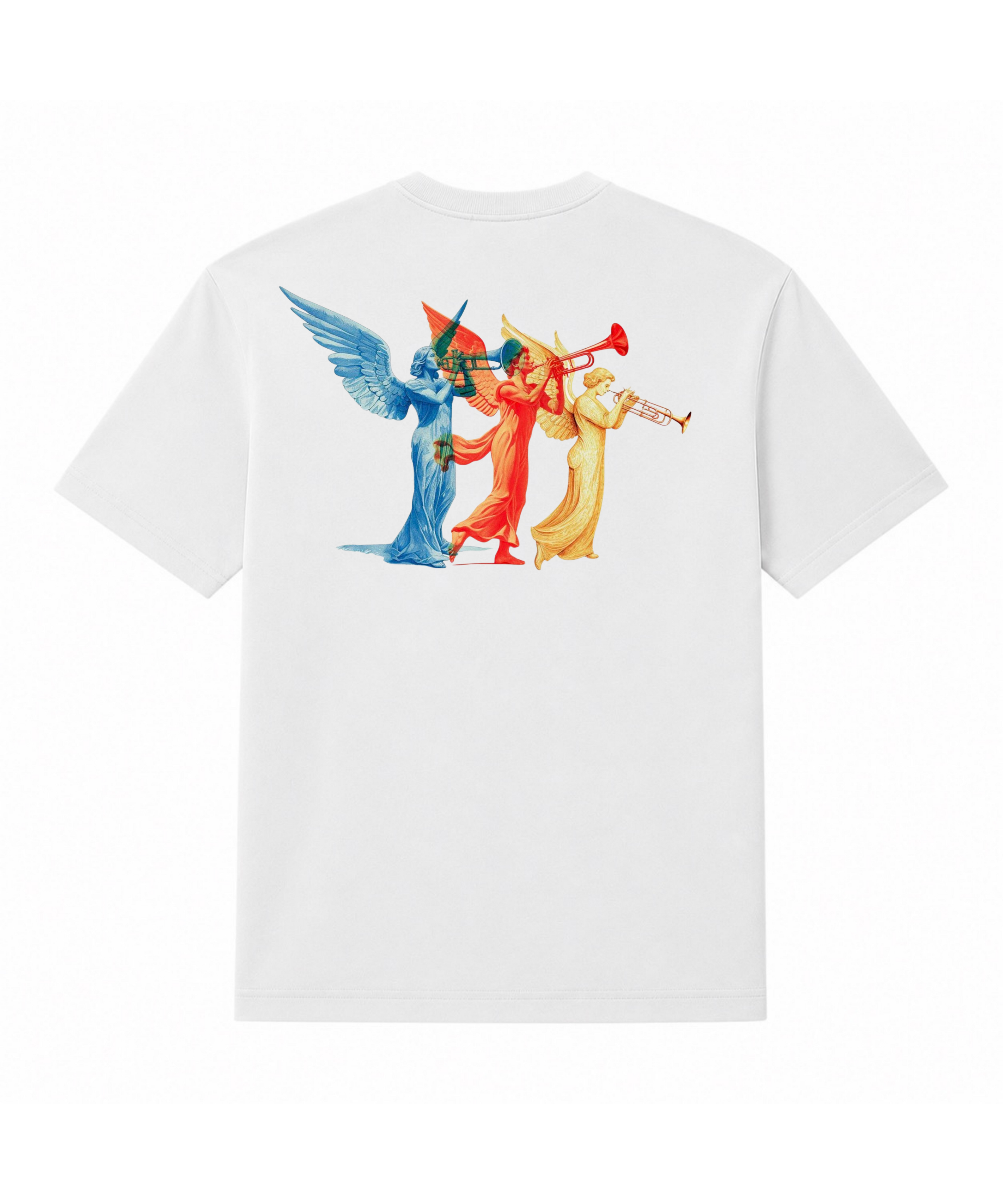 CloudCore Revelation Tee - Back with three angels graphic